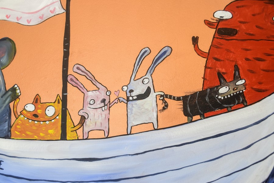 Kaniner og katte på sejlskib